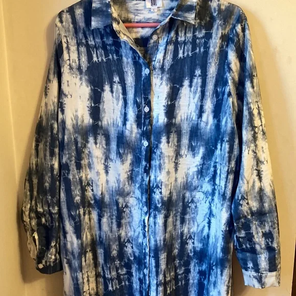 Tie-Dye Print Duster Large
Long sleeves - Picture 3 of 5